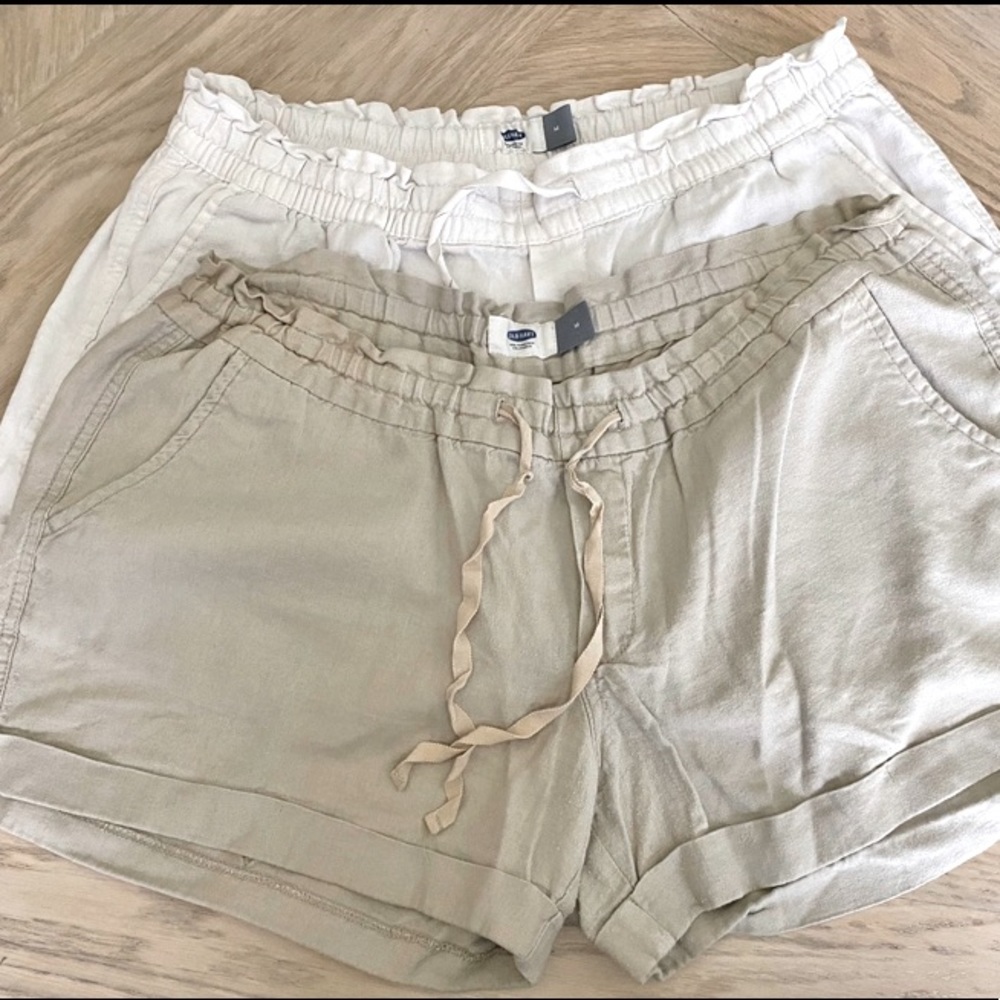 Womens linen shorts